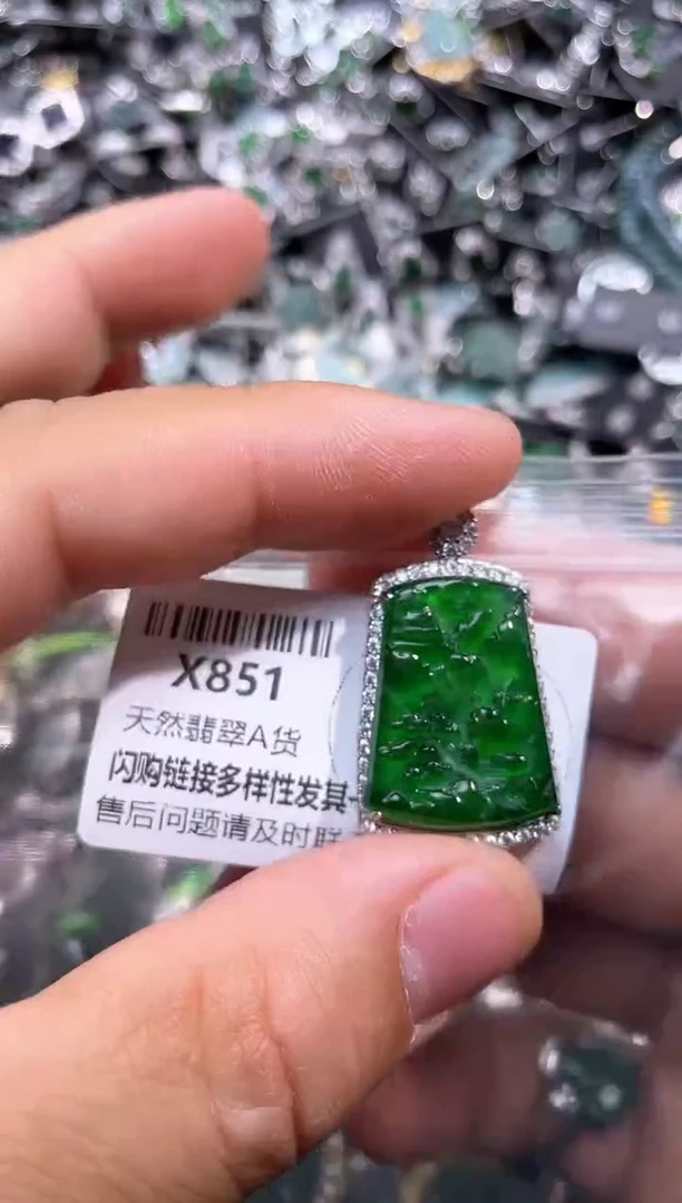【闪购商品】翡翠颈饰未镶嵌X851吊坠