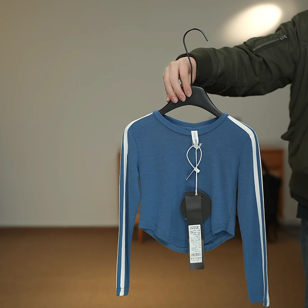 F251【DOUZI】韩版针织T恤