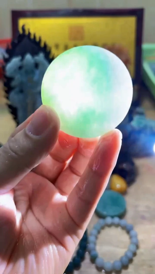 未镶嵌挂件翡翠A货常星6867