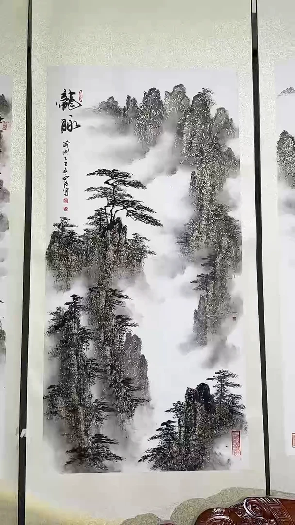 国画张文臣国画8平尺