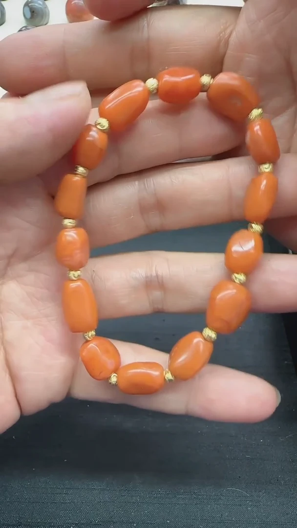 手串未镶嵌南红玛瑙随型手串