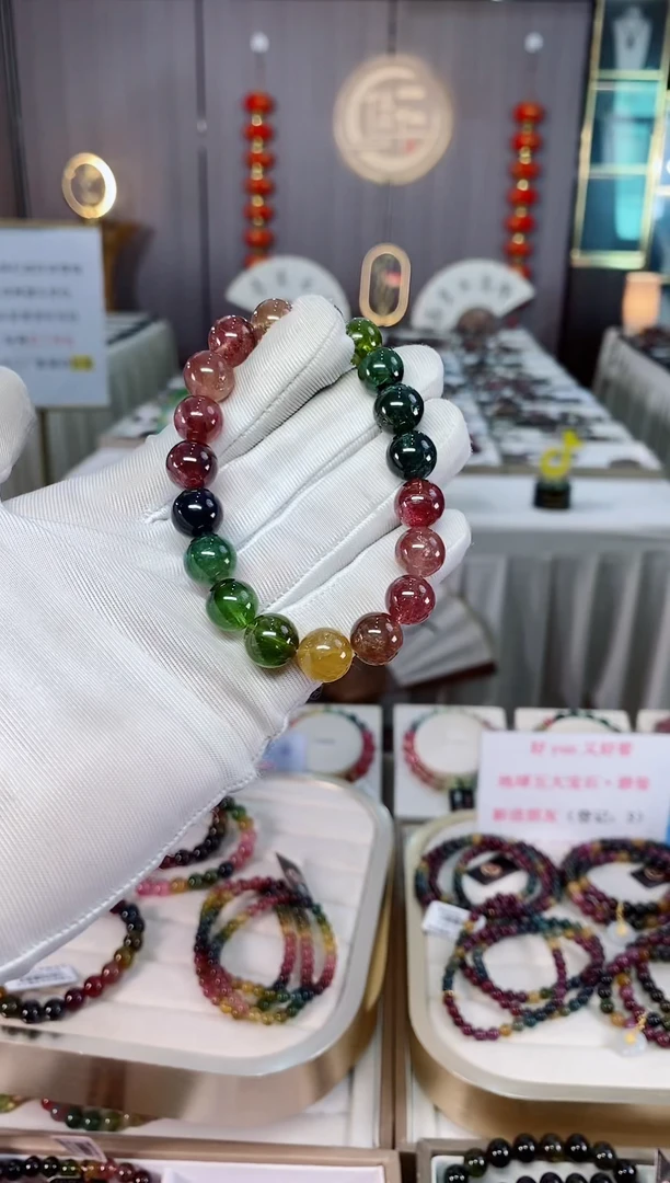 未镶嵌老矿碧玺单圈手串10mm+碧玺（多样性发一条）xion