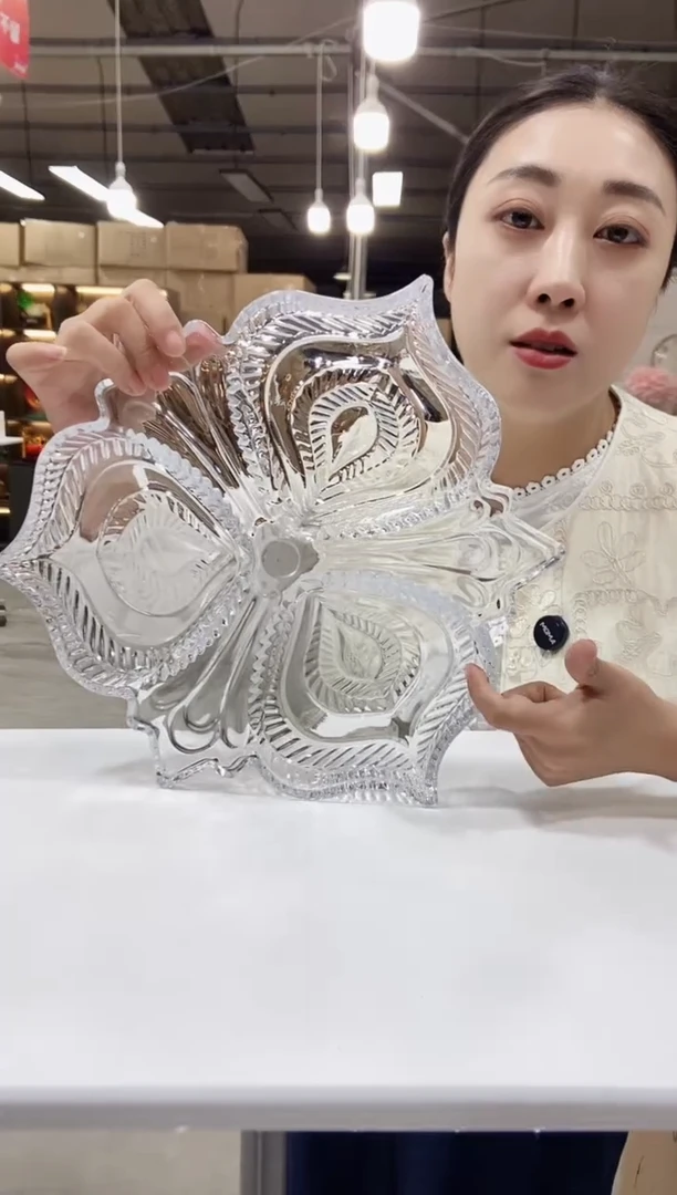 大号透明麦穗分格盘