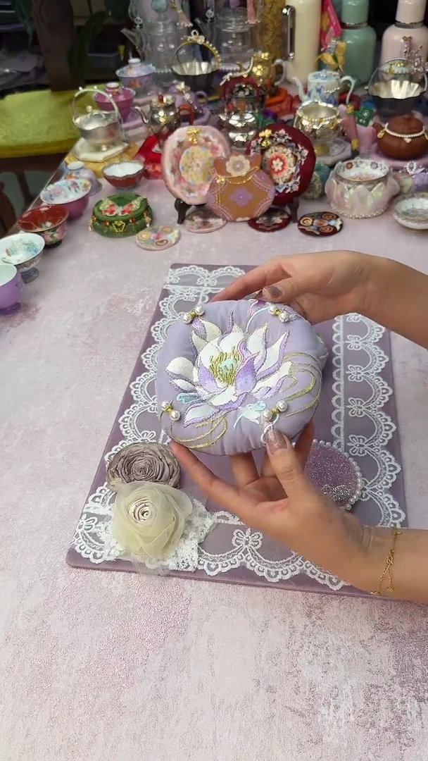 45紫莲花甜甜圈