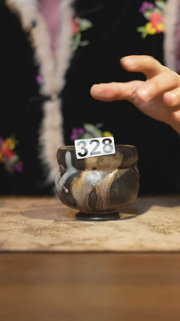 陶瓷茶器茶具主人杯328微瑕