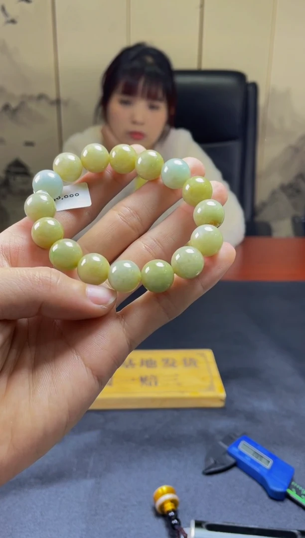 未镶嵌定制翡翠珠串 拍一发一