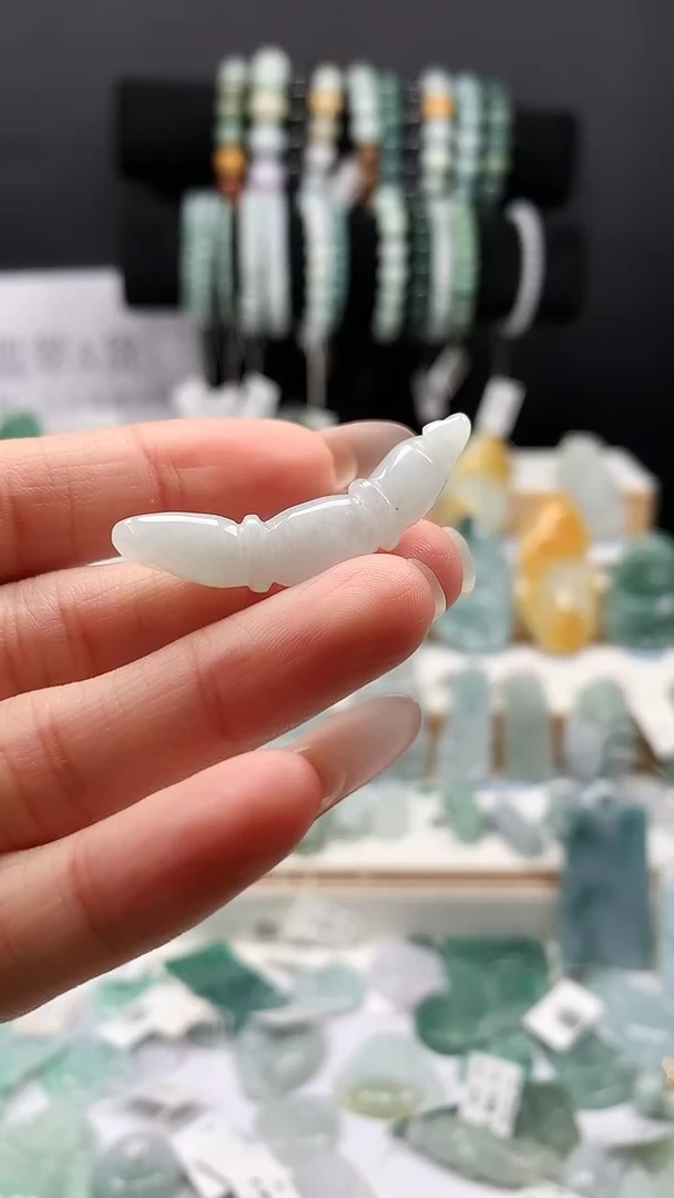 吊坠(不含链)未镶嵌翡翠92藕节手牌