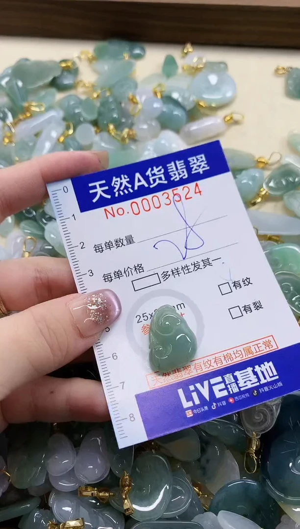 颈饰未镶嵌翡翠天然A货翡翠