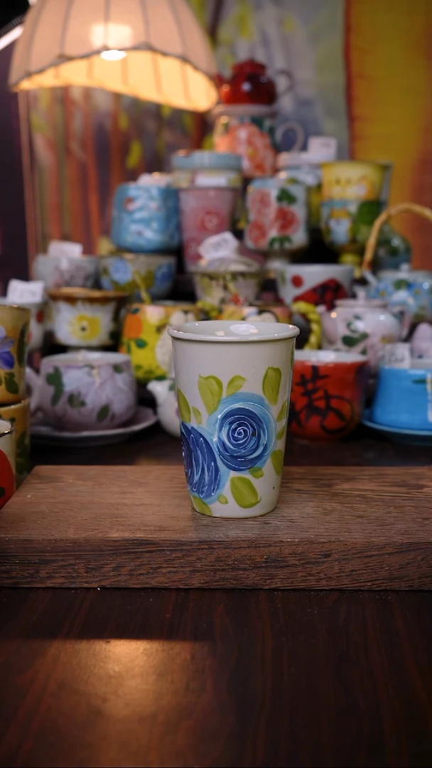 杯子泥垚手作 景德镇手工手绘陶瓷器物