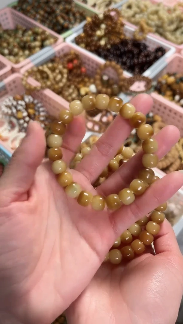 【闪购商品】菩提根/象牙果手串炭烤汉堡珠