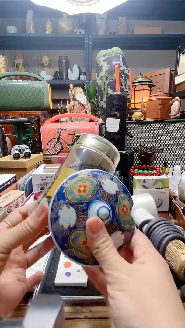 瓷片摆件茶文化 工艺美术