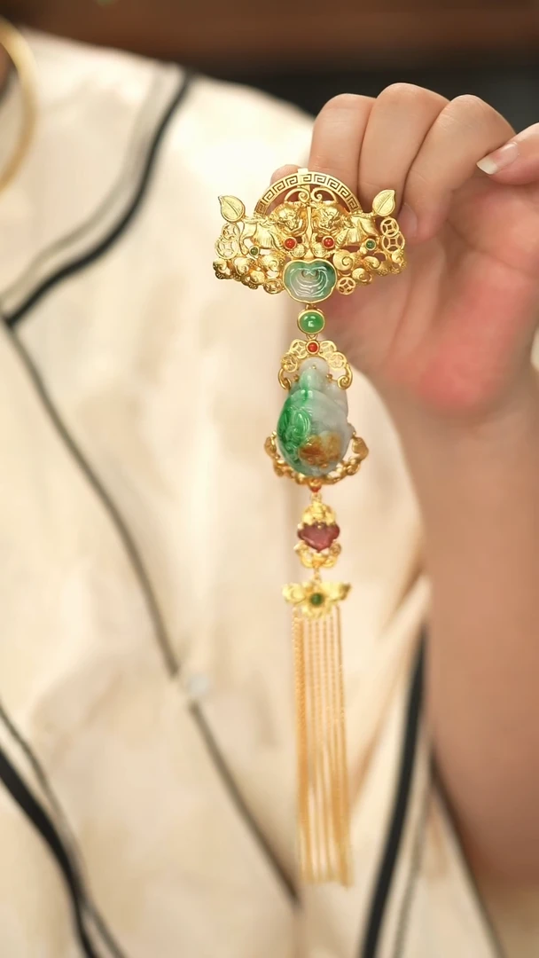 【闪购商品】翡翠挂件银S925镶嵌新款