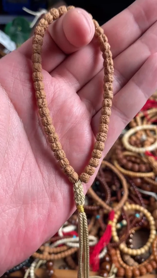 【闪购商品】金刚菩提吊坠王胖子文玩工作室龙切佛手手持男生款