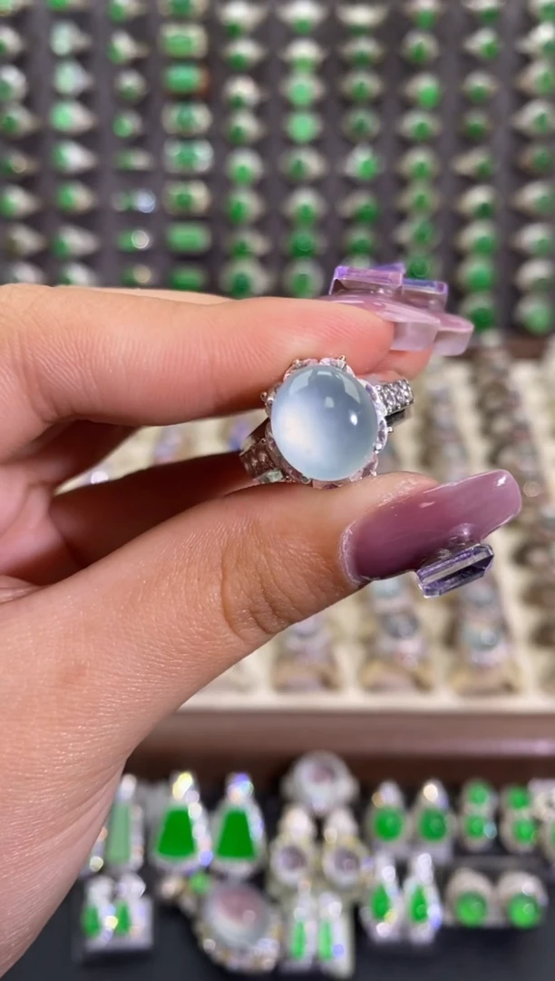 未镶嵌戒指翡翠天然缅甸A货翡翠未镶嵌 粉丝福利