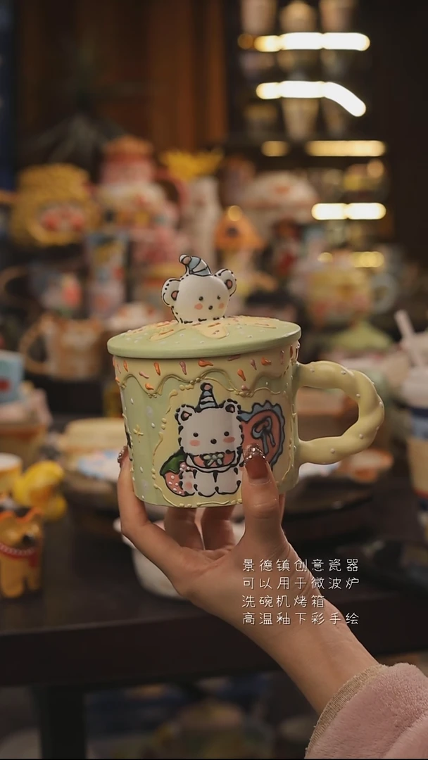 景德镇釉下彩绘设计师款式陶瓷