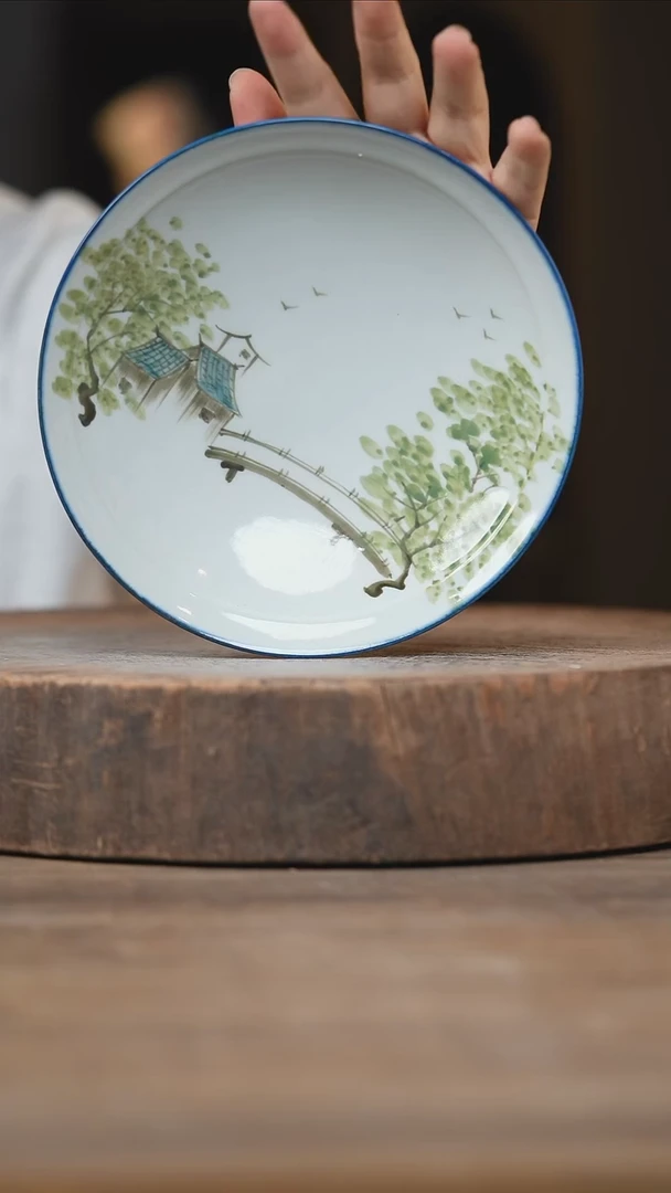 瓷片景德镇高温釉下彩（食品级）