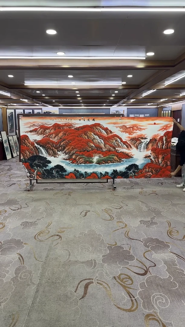 绘画Y-刘雪红-大丈二-山水画