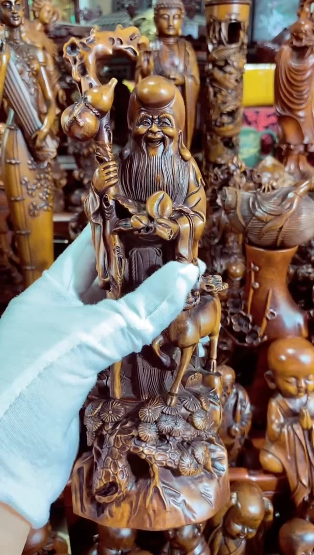 小叶黄杨摆件寿星