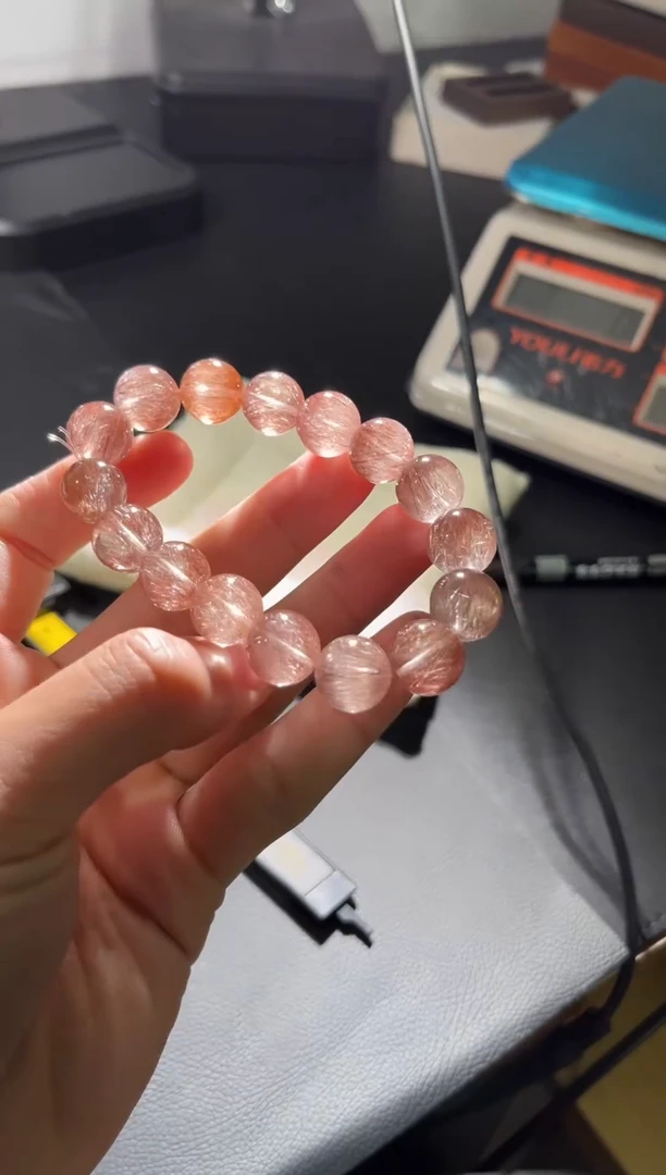 未镶嵌手串水晶30彩兔毛出厂价默认微瑕12+