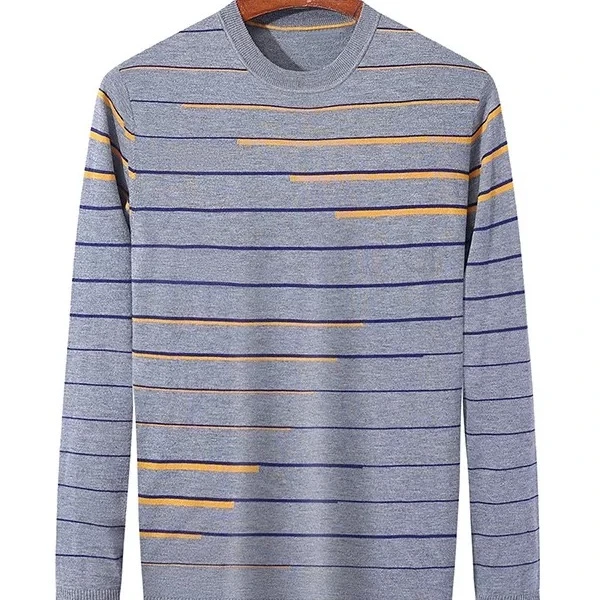 【剪标】混纺！轻奢尾货！男士秋冬季圆领休闲毛衣！08mc001