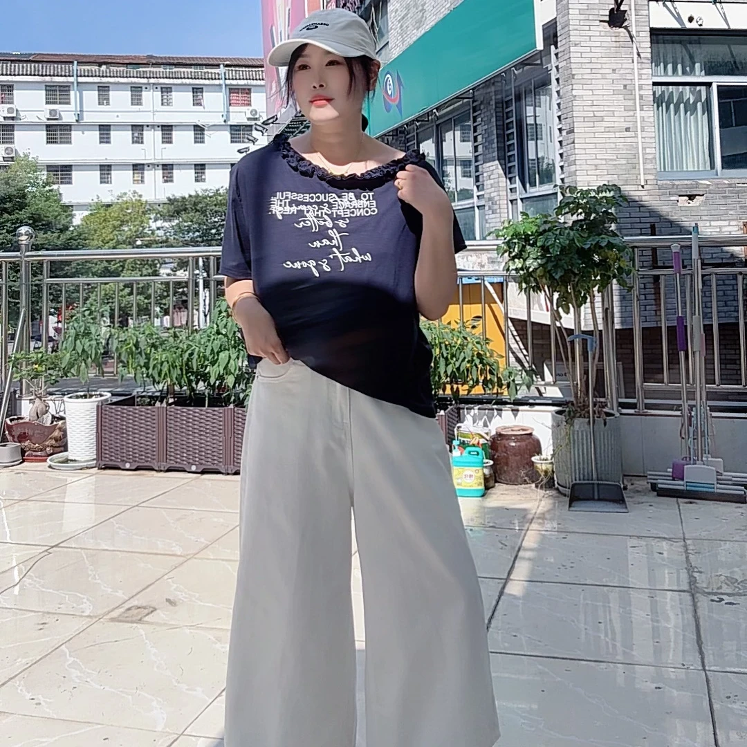 1514女装休闲百搭宽松休闲裤