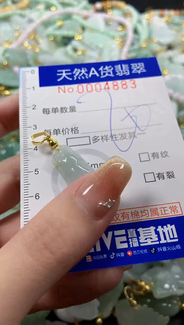 颈饰未镶嵌翡翠天然A货翡翠
