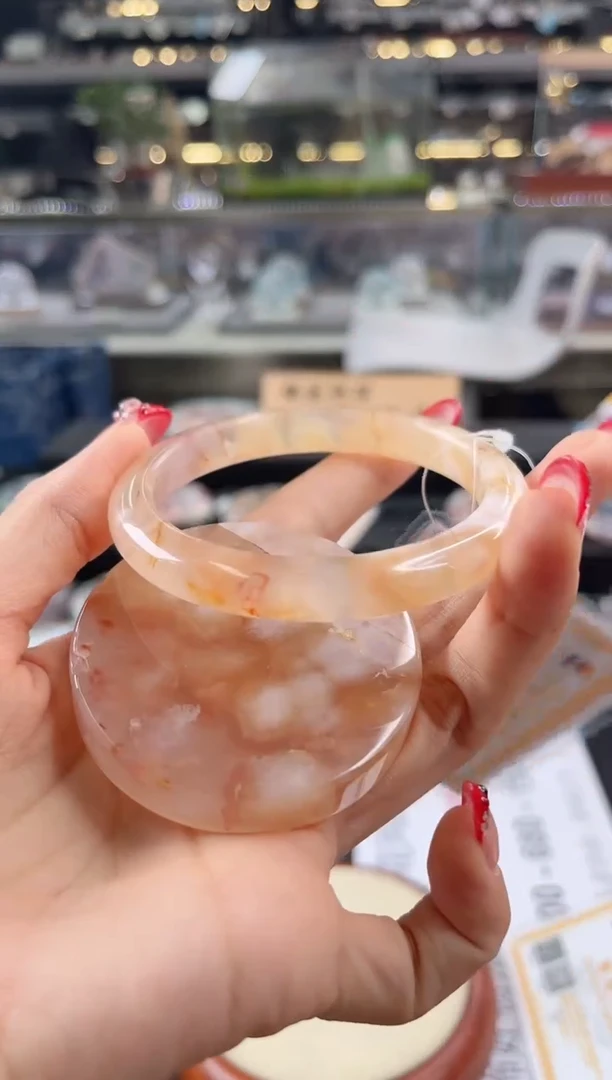 未镶嵌手镯石英质玉57圈口（赠品镯心）6863810