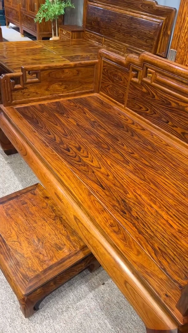 花梨木类木雕款花梨木 罗汉床 红木家居