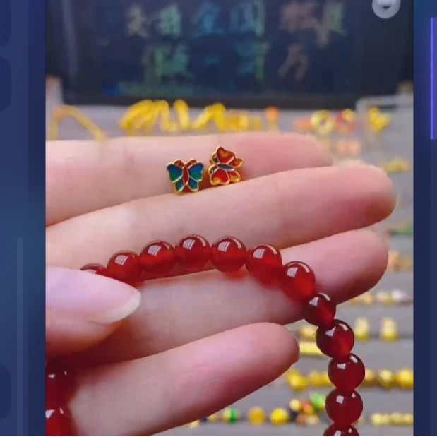 足金999蝴蝶*2/ 多样性发