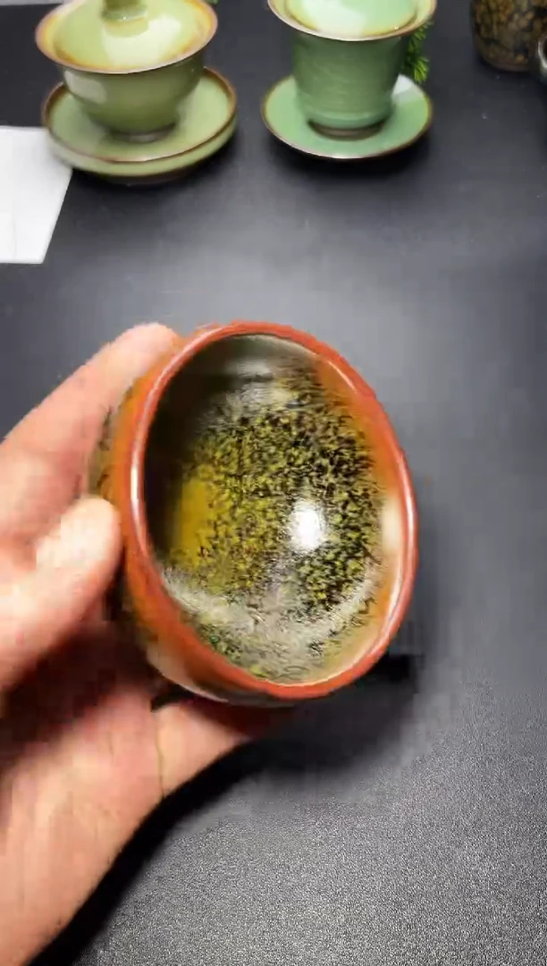 茶盏3叶紫建盏