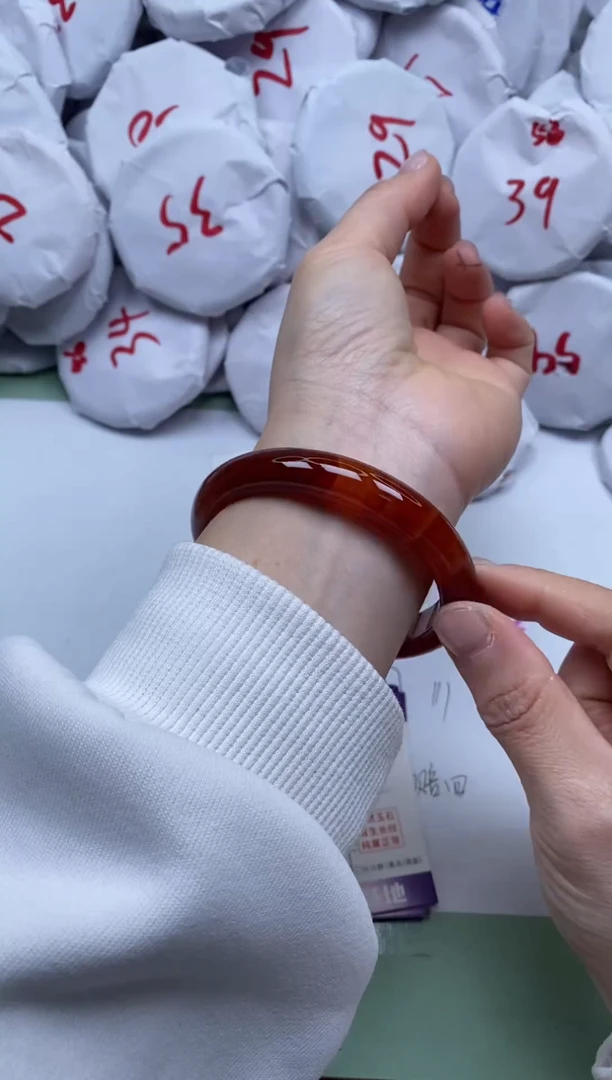 【闪购商品】玛瑙/玉髓手镯未镶嵌4509