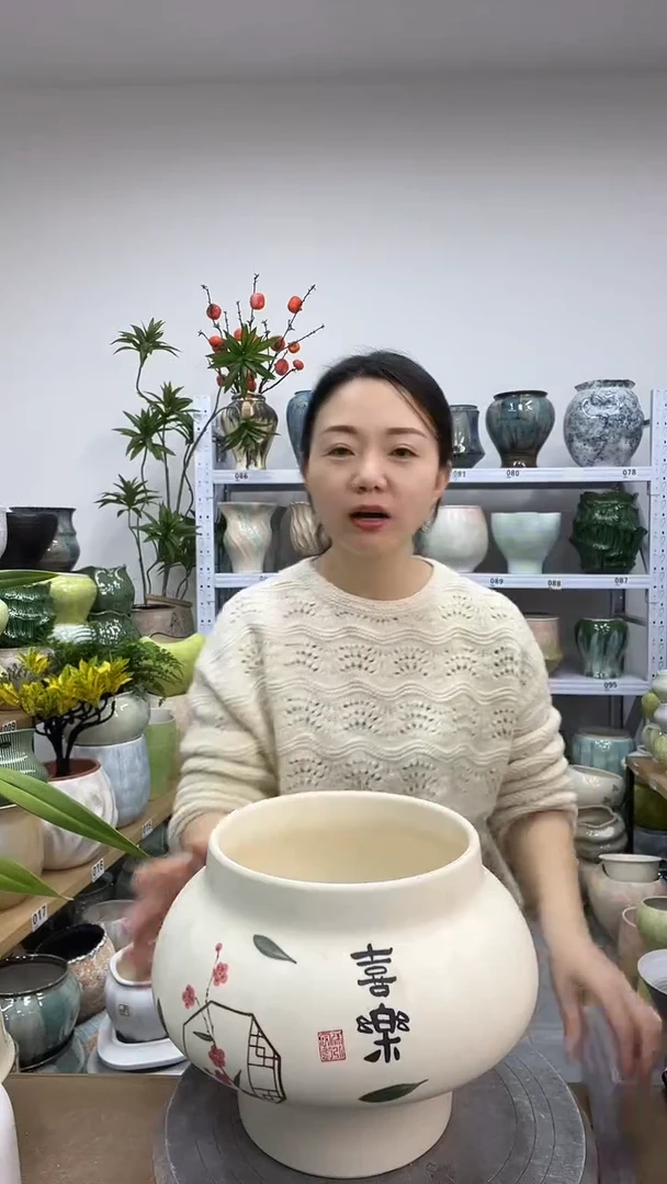 11.26陶瓷花盆直播链接高.  20 口   18