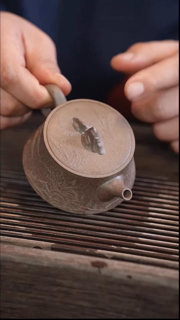 茶壶紫砂山隐 还原烧 130cc