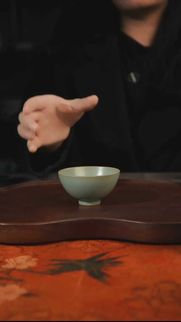 杯子瓷汝州原产地原矿仿古老釉y