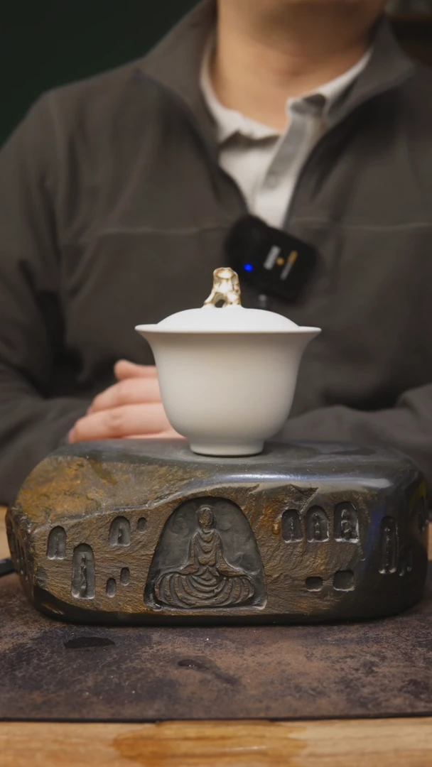 【闪购商品】甘石陶艺开播福利061手同白盖碗