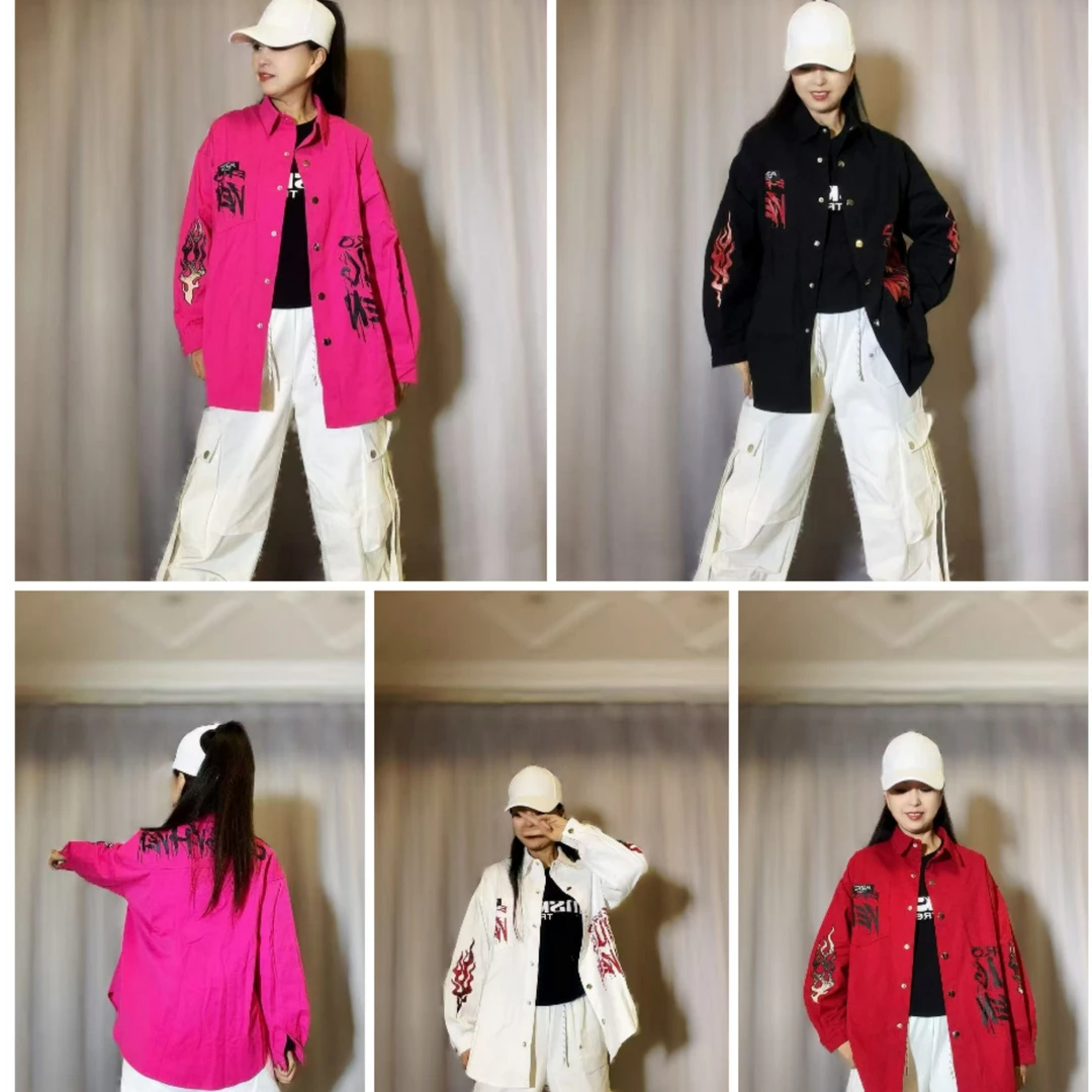 CX秋冬新款8117厚款印花图案帅酷衬衣