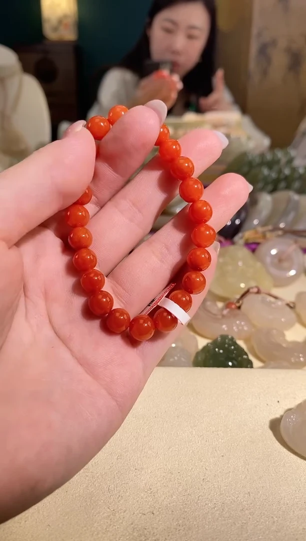 【闪购商品】南红玛瑙手串未镶嵌手串8MM