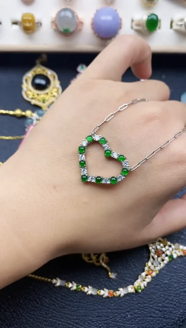 【闪购商品】翡翠戒指银S925镶嵌1111