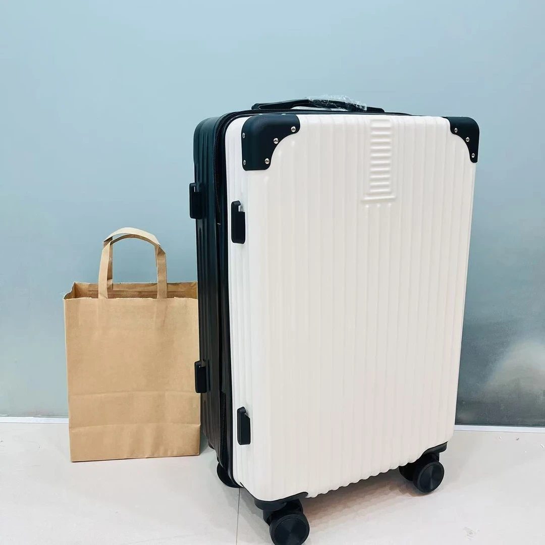 时尚多功能行李箱高颜值铝框拉杆箱登机箱
