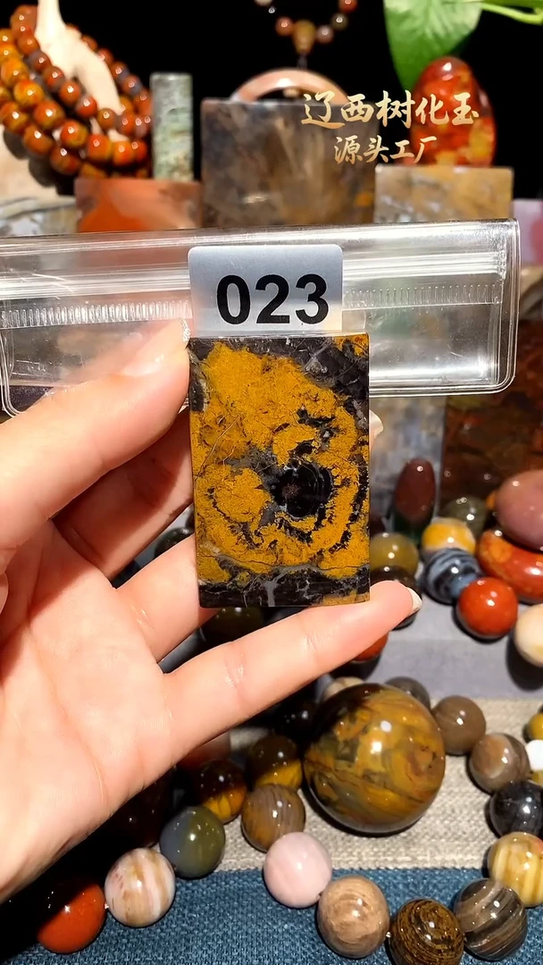 未镶嵌-硅化玉天然北票硅化玉吊坠