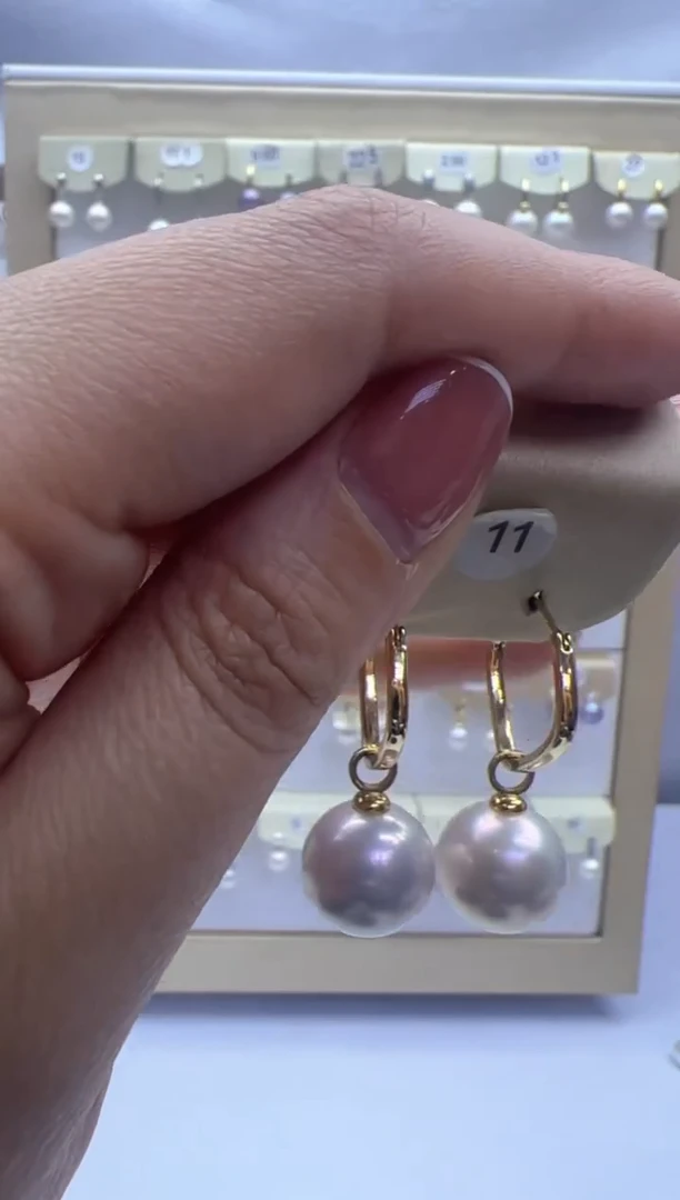 【闪购商品】淡水珍珠耳饰未镶嵌11
