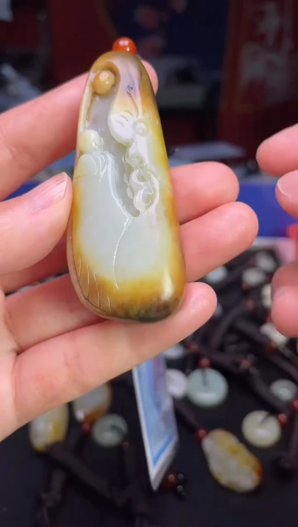 颈饰未镶嵌和田玉123