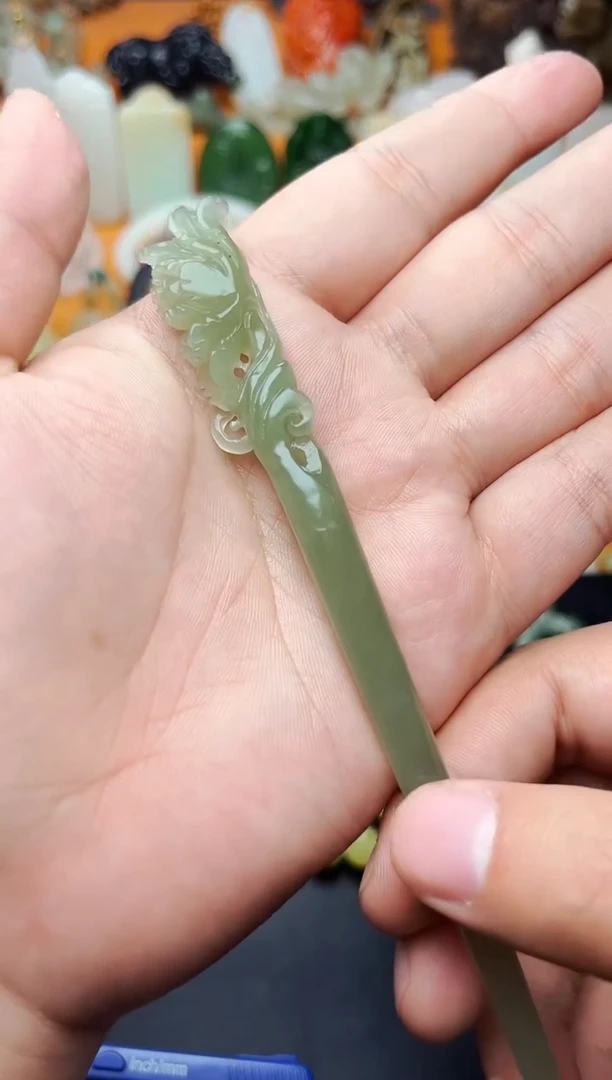 【闪购商品】和田玉发饰未镶嵌发簪01