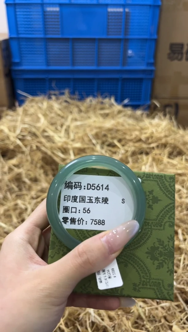 未镶嵌手镯石英质玉D5614