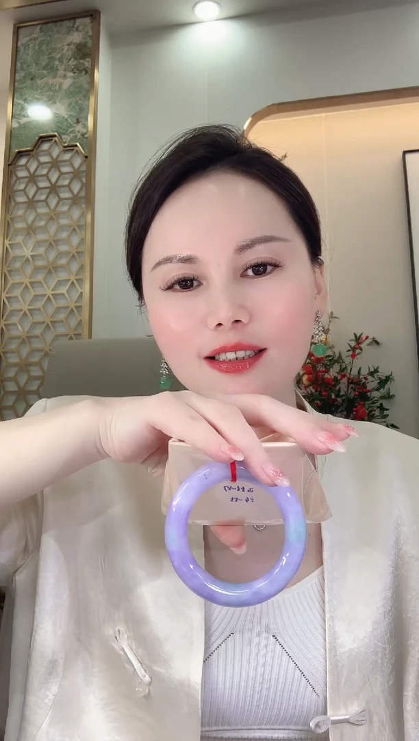 【闪购商品】翡翠手镯未镶嵌A52 紫货有一定色差