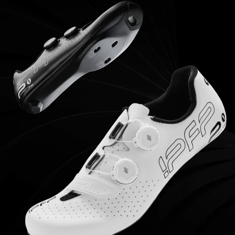 IPFP锁鞋公路车骑行鞋男女碳纤维自行车专用鞋男士竞技运动硬底鞋