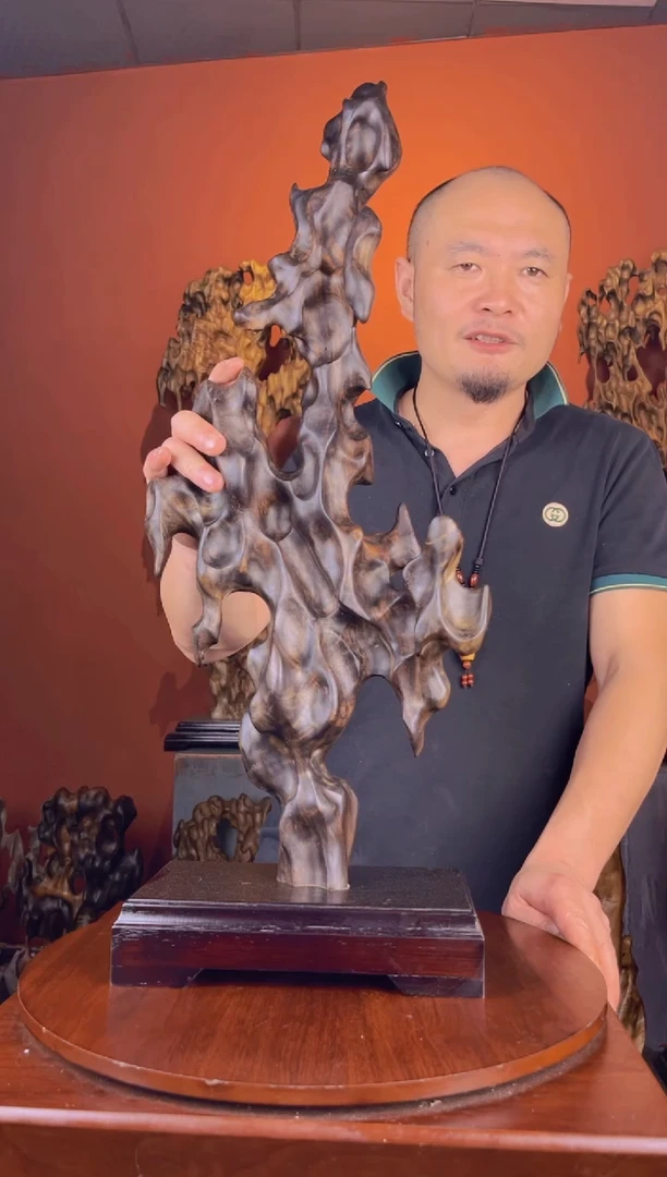 金丝楠@?142金丝楠木自然随性摆件