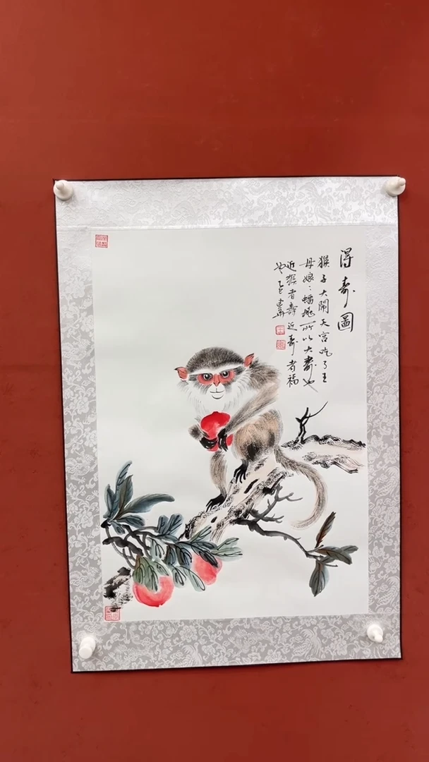 国画老师现场创作  7