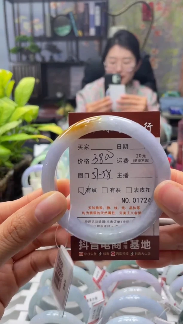 未镶嵌手镯翡翠1724****
