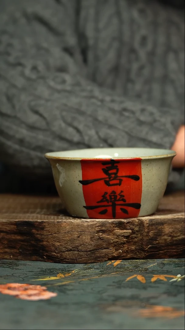 【闪购商品】杯釉下彩手工手绘同款陶器